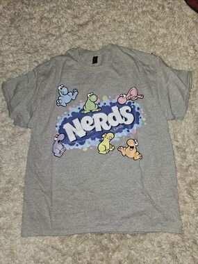 Graphic Tee for Men - Grey with Multicolor Print